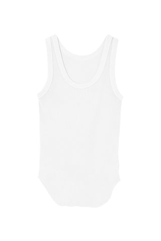 2Face Tank in White