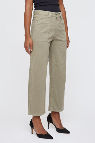 Gusset Cargo Pant in Khaki