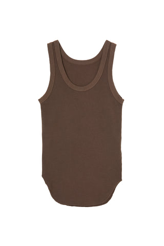 2 Face Tank in Brown