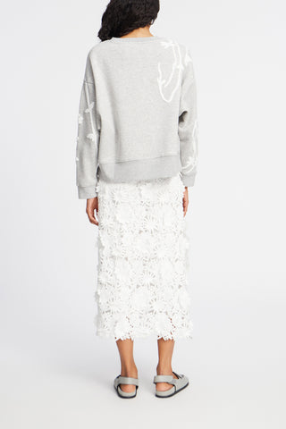 Pawi Sweatshirt in Light Grey
