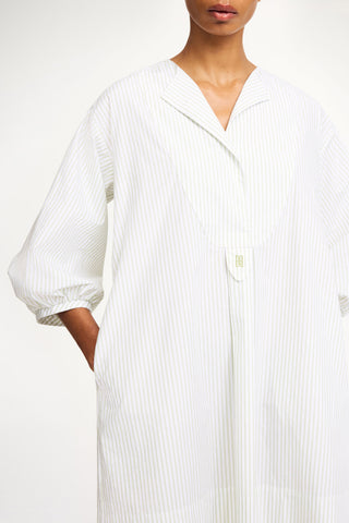 Faya Cotton Dress in Twin Stripe