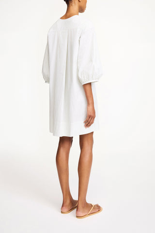 Faya Cotton Dress in Twin Stripe