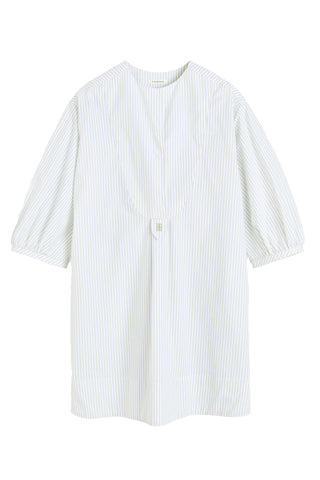Faya Cotton Dress in Twin Stripe