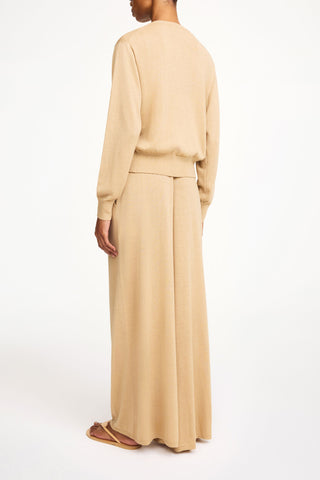Montie Cardigan in Dark Sand