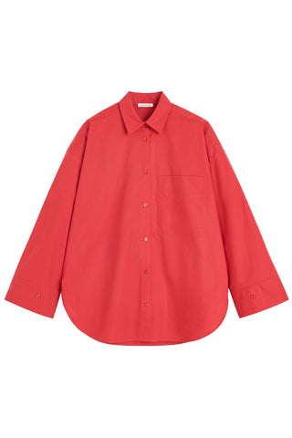 Derris Shirt in Pompeian Red