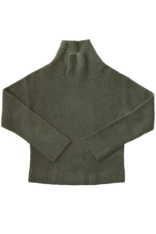 Cashmere Turtleneck in Olive