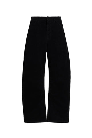 Corduroy Tribeca Pant in Jet Black