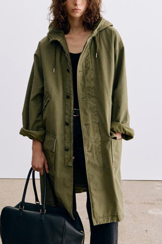 Delmar Parka in Dark Laurel
