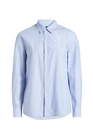 Raphael Classic Shirt in Ciel Stripes