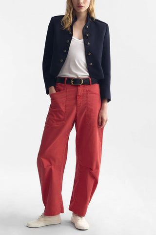 Shon Pant in Vintage Washed Faded Red