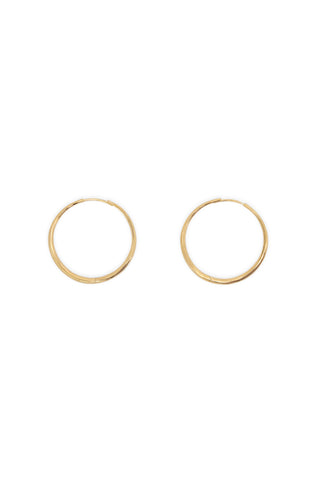 Large Momento Hoops Gold