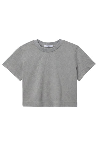 Cher Cotton Tee in Heather Grey