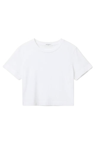 Cher Cotton Tee in White