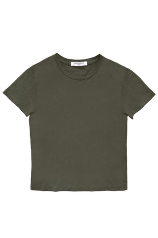 Lisa Slim Crew in Dark Olive