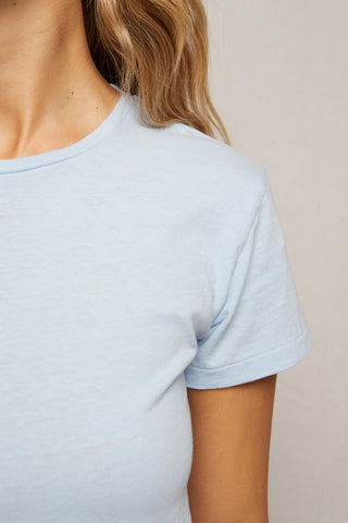 Lisa Slim Crew in Sky Blue