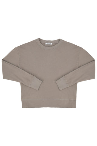 Tyler French Terry Pullover Sweatshirt in Mushroom