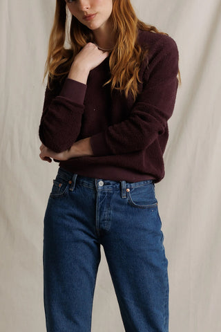Ziggy Sweatshirt in Cherry Lacquer