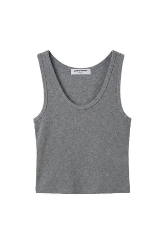 Blondie Tank in Dark Heather Grey