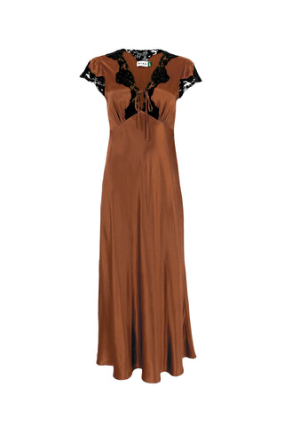Amari Dress in Bronze
