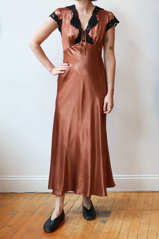 Amari Dress in Bronze