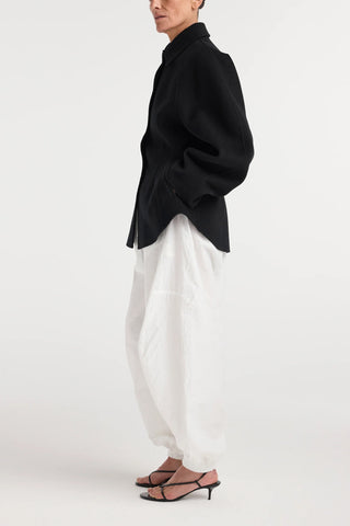 Double-Faced Sculptural Jacket in Black