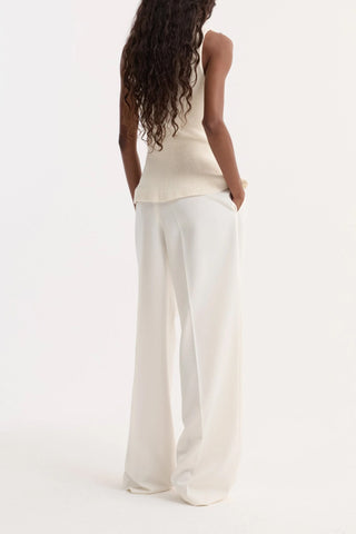 Sculptural Knitted Top in Cream