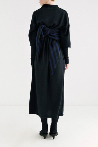 Danpen Scarf in Midnight Blue/Black