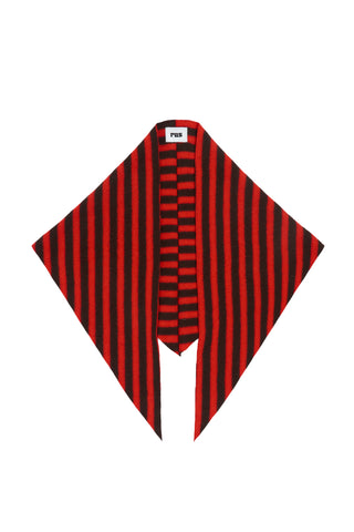 Danpen Scarf in Tomato/Chocolate