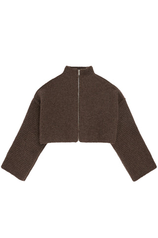 Hako Cardigan in Chocolate