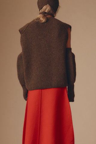 Ishi Vest in Chocolate