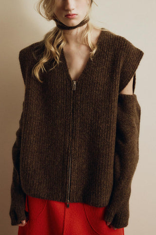 Ishi Vest in Chocolate