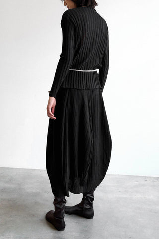 Soyosoyo Knit Top in Black