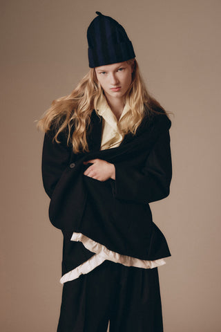 Ukiyo Hat in Midnight Blue/Black