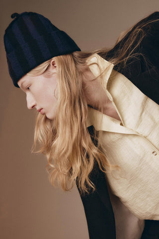 Ukiyo Hat in Midnight Blue/Black