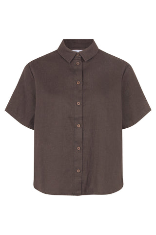 Mina Shirt in French Roast