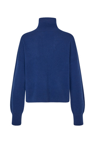 Nola Turtleneck in Medieval Blue