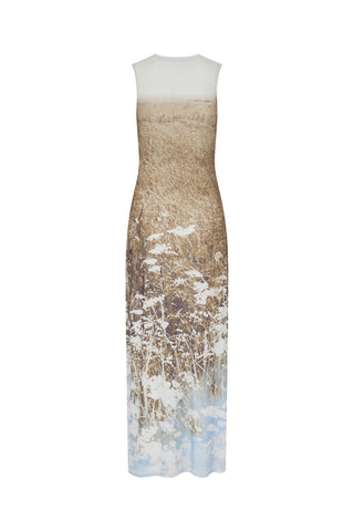 Saangel Dress in Hazy Fields