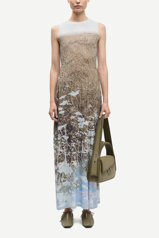 Saangel Dress in Hazy Fields