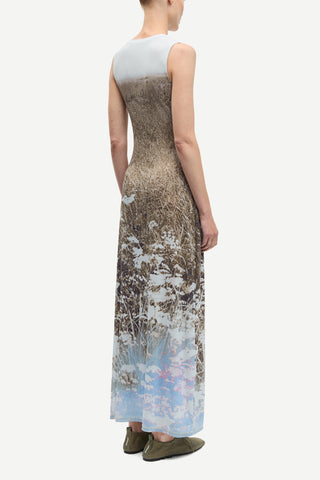 Saangel Dress in Hazy Fields