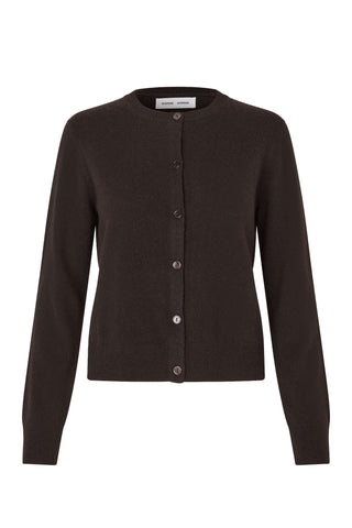 Saboston Cardigan in Black Coffee