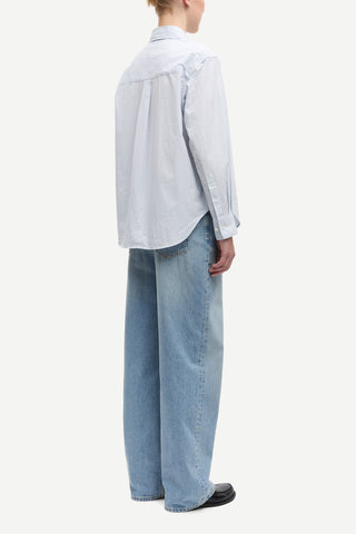 Salova Pocket Shirt in Blue Check