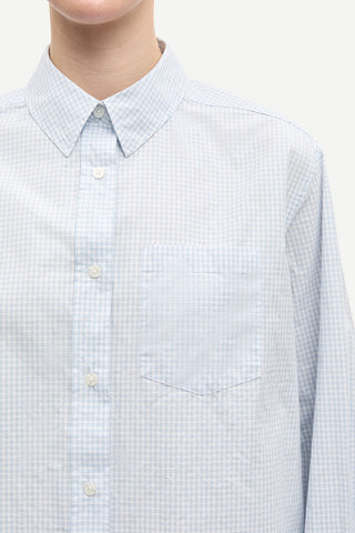 Salova Pocket Shirt in Blue Check