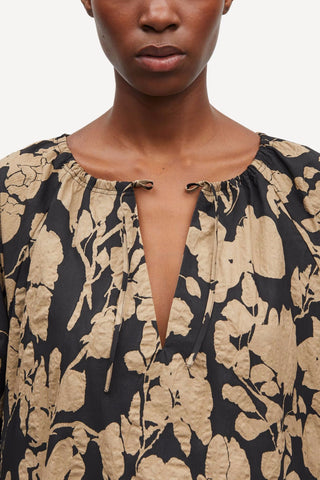 Samatera Dress in Peony Greige