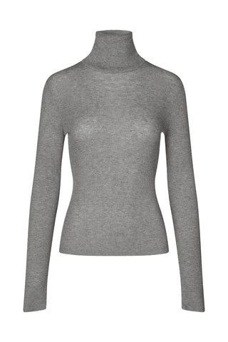 Sasonnet Long Sleeve in Mid Grey Melange