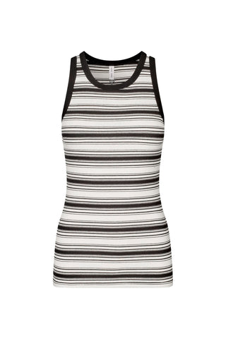 Alexo Tank in Egret Stripe