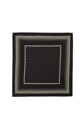Elly Scarf in Black Polkadot