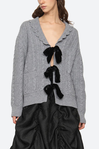 Mariella Knit Cardigan - Grey