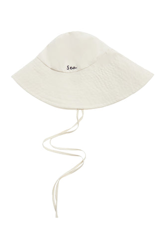 Lois Twill Hat in Cream