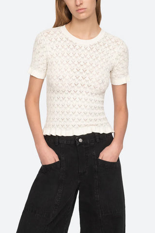 Rue Top in Cream
