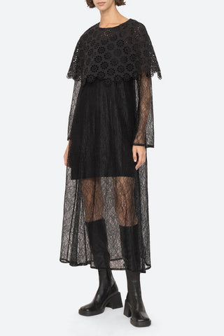 Vale Lace Dress in Black